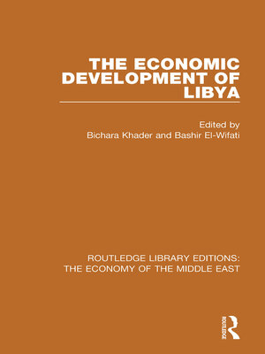 cover image of The Economic Development of Libya